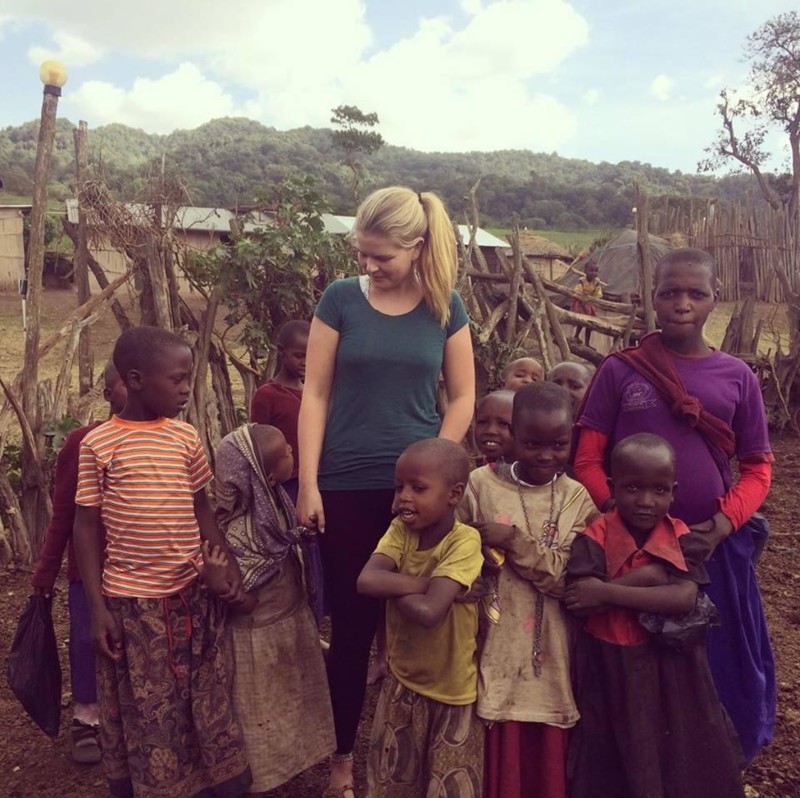 Malin som bor i Tanzania