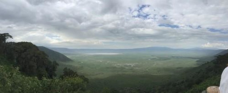 En vy &ouml;ver Ngorongoro Crater!