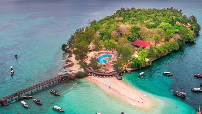 Prison Island, Zanzibar, perfekt f&ouml;r snorkling