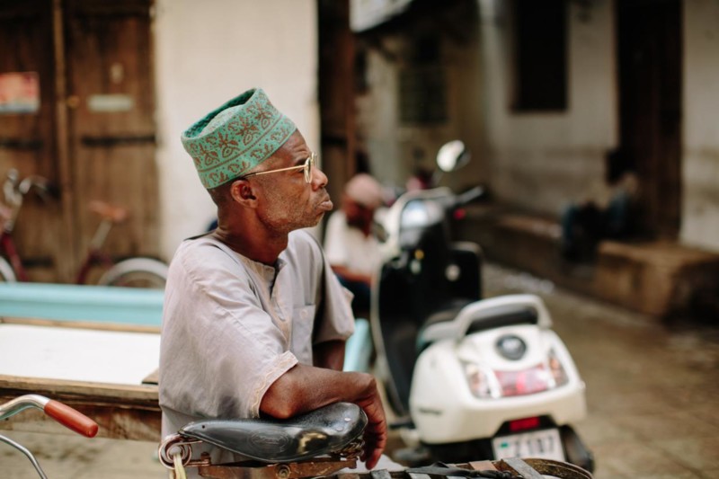 I Stone Town p&aring; Zanzibar