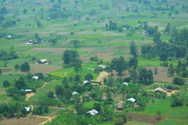 Ugandas vackra landskap