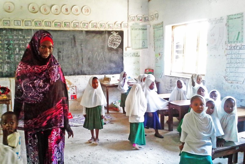 En skola i Zanzibar