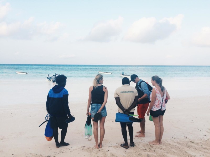 En vacker strand p&aring; Zanzibar